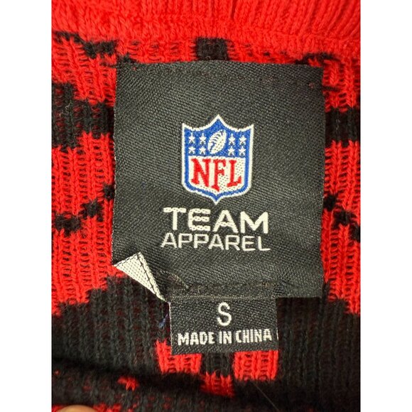 NWT NFL Licensed Men's Atlanta Falcons Red/Black Light Up Ugly Sweater Size Smal - Picture 3 of 10